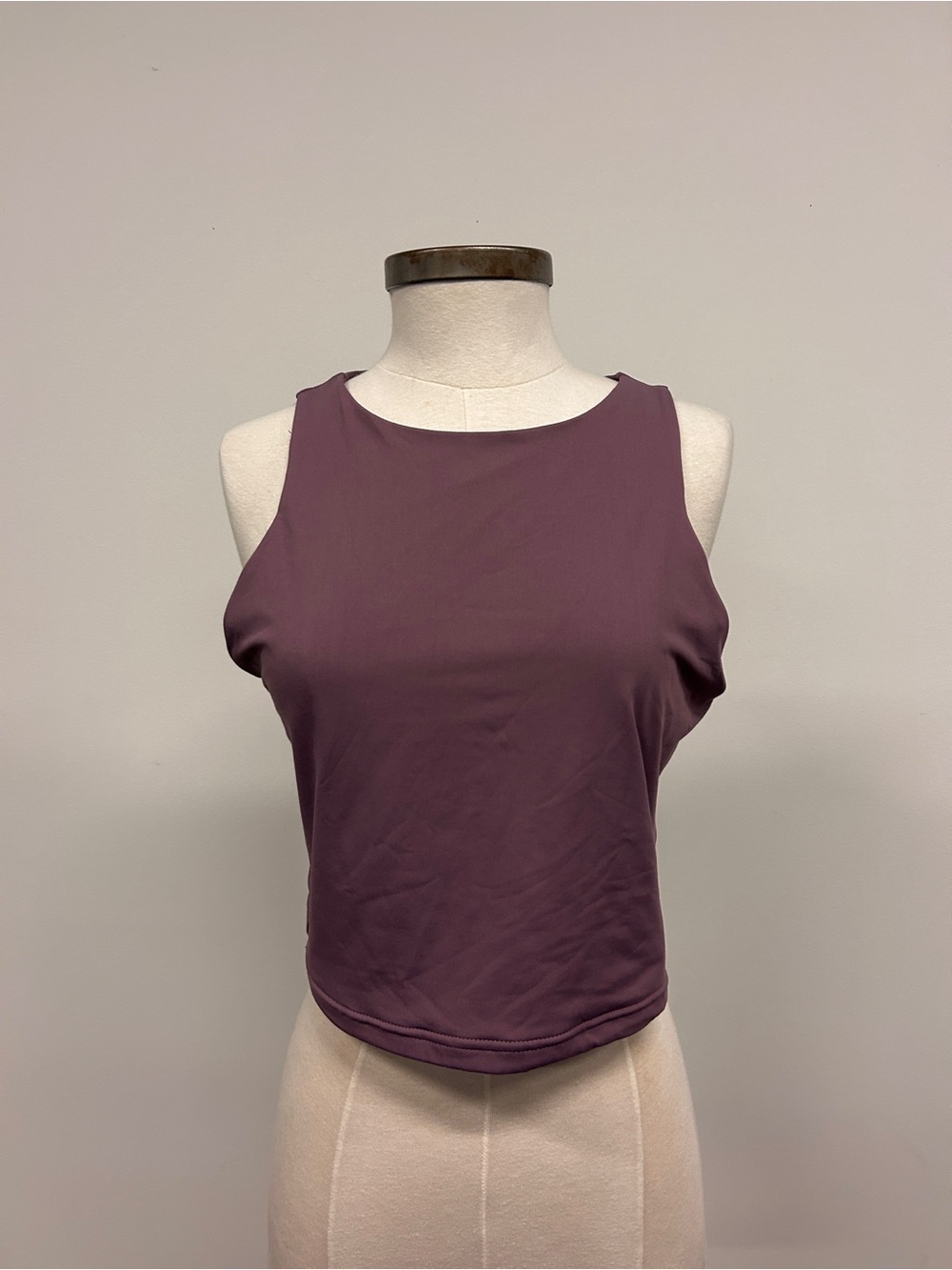 ReoRia Plum Sleeveless Crop Top